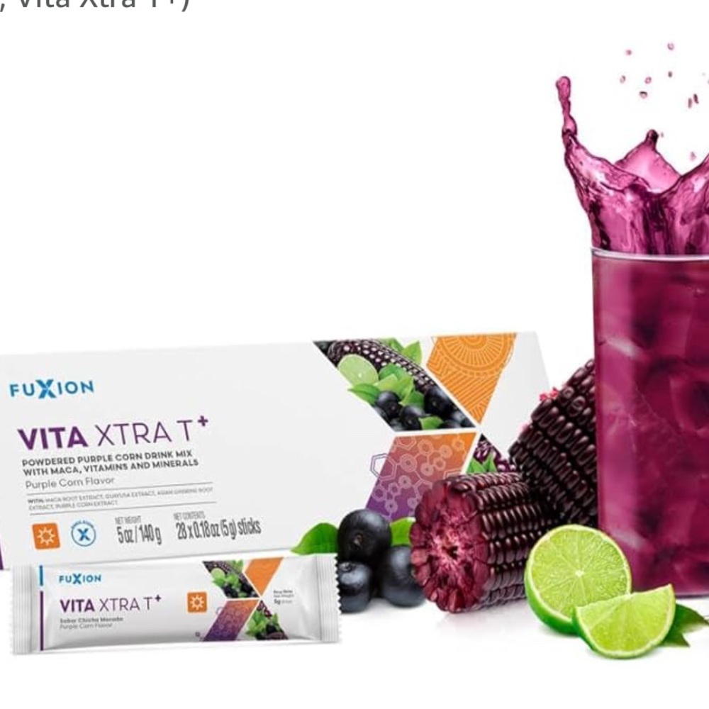 Vita Xtra T+ Purple Drink Mix set of 14 packs